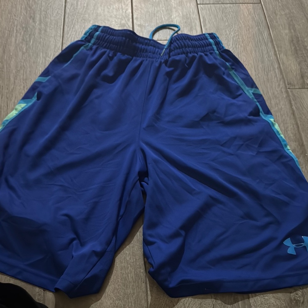Under Armour Kid’s Blue Athletic Shorts